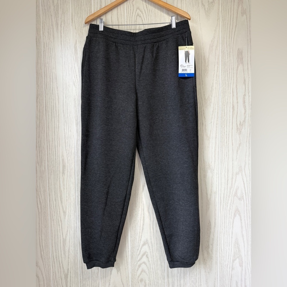 Mondetta Heathered Fleece Joggers Size L NWT